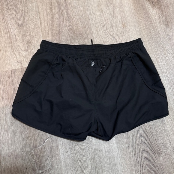 Athleta Black Workout Athletic Shorts Small Women’s Running - Picture 2 of 4